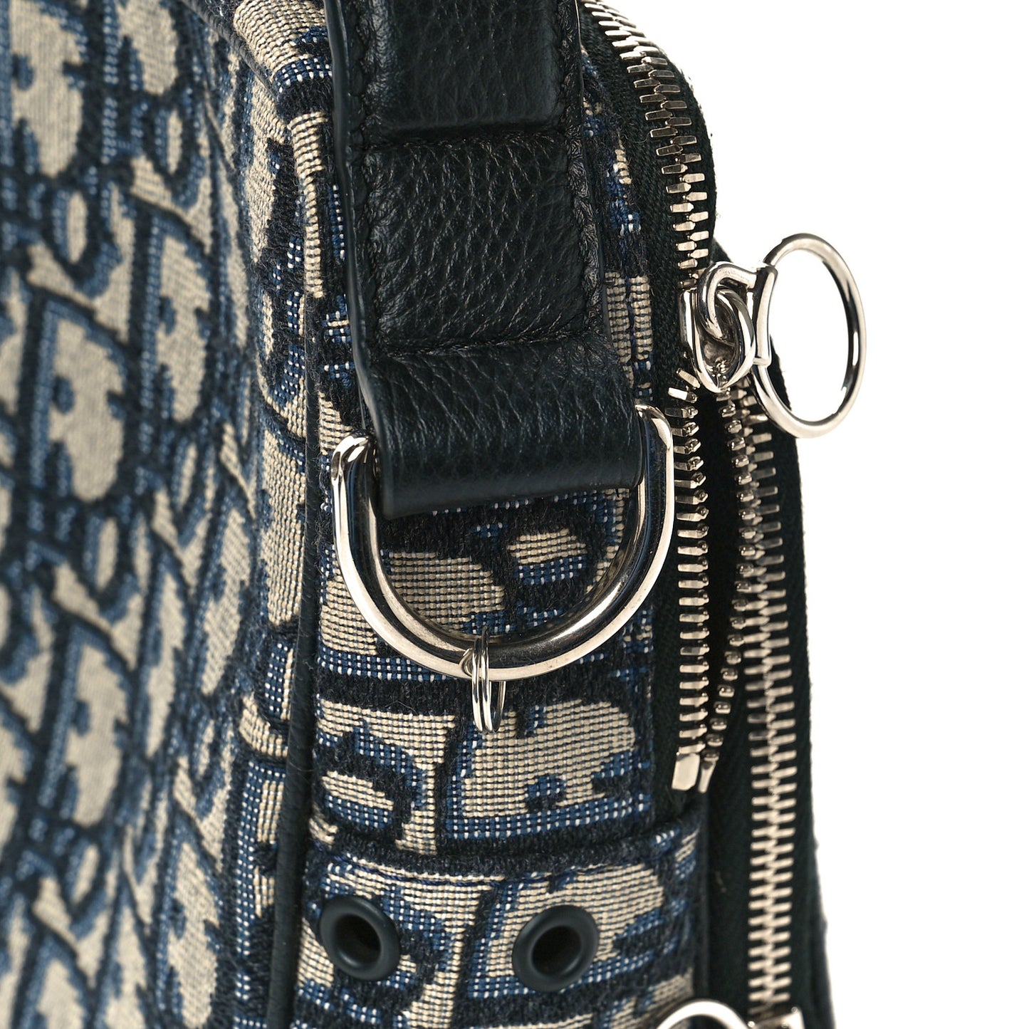 Oblique Crossbody Bag Blue