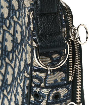 Christian Dior Oblique Crossbody Bag Blue 9 of 9