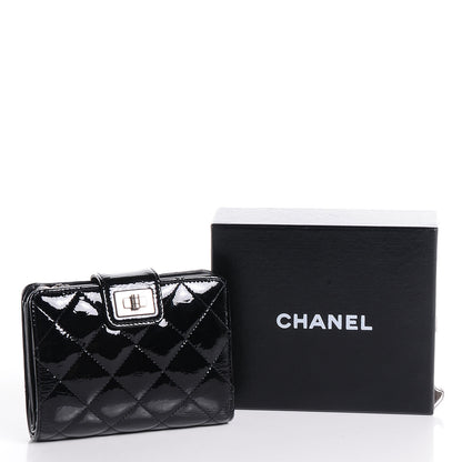Chanel Patent Reissue Compact Wallet Black 5 of 10