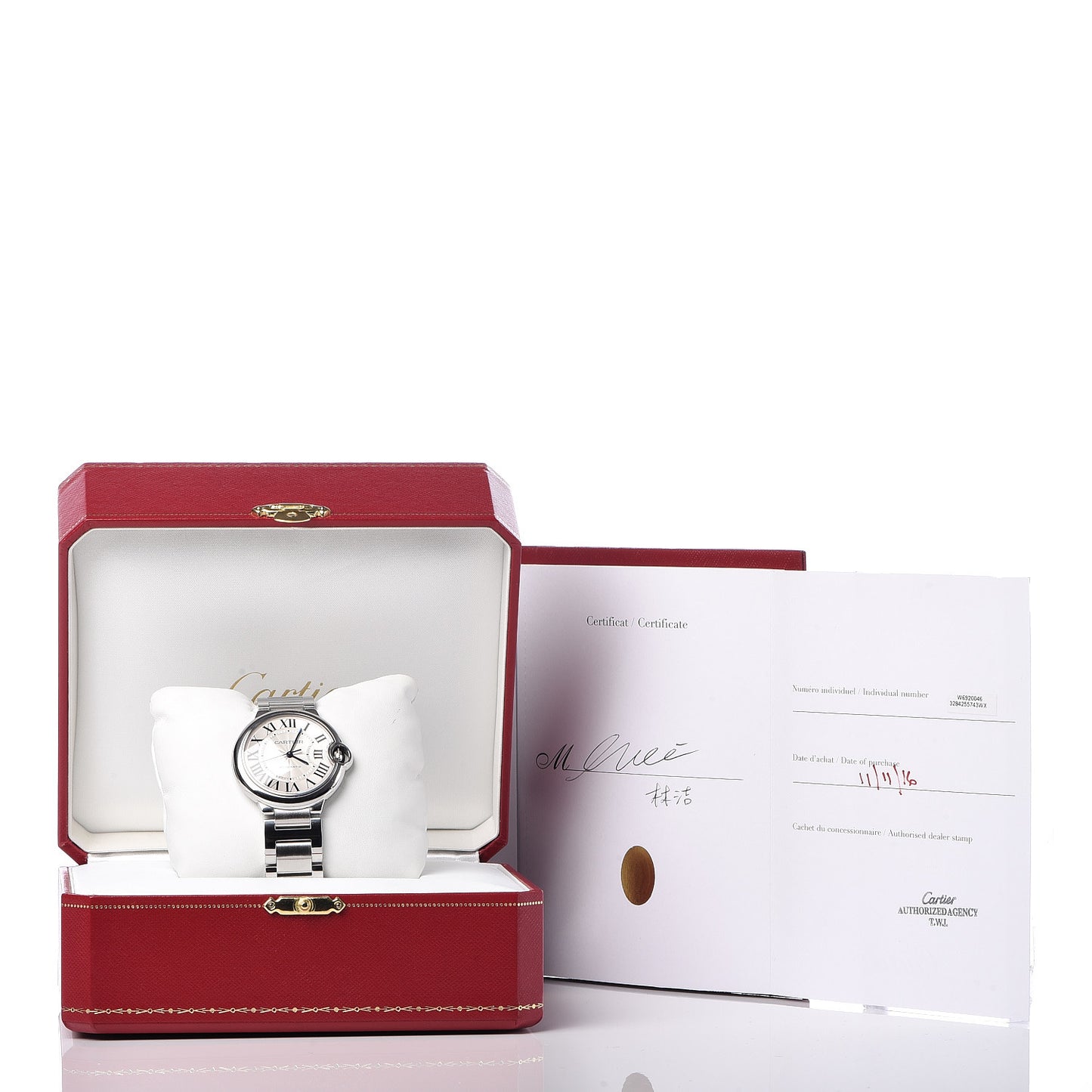 Stainless Steel 36mm Ballon Bleu De Automatic Watch
