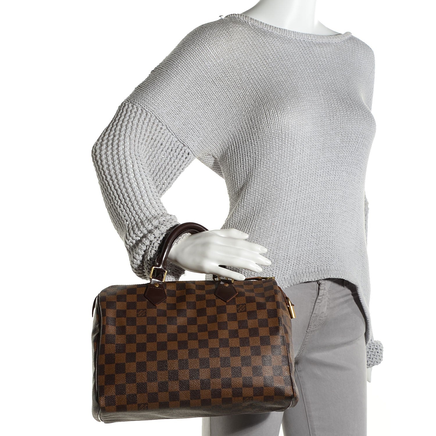 Louis Vuitton Damier Ebene Speedy 30 2 of 7