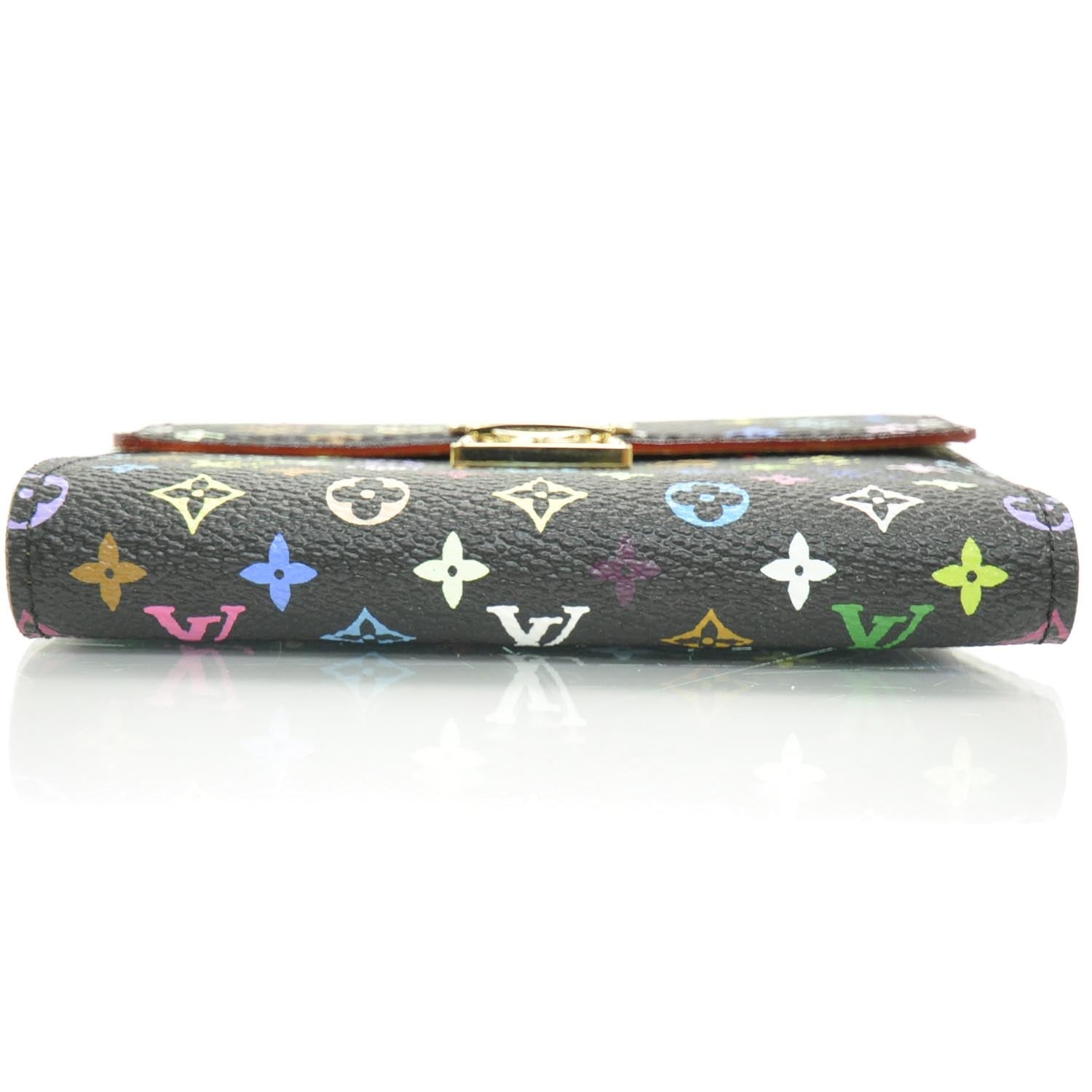 Louis Vuitton Monogram Multicolor Koala Wallet Black 5 of 9