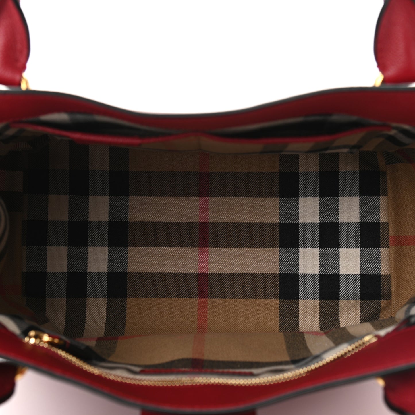 Soft Grain Calfskin Medium Buckle Tote Parade Red