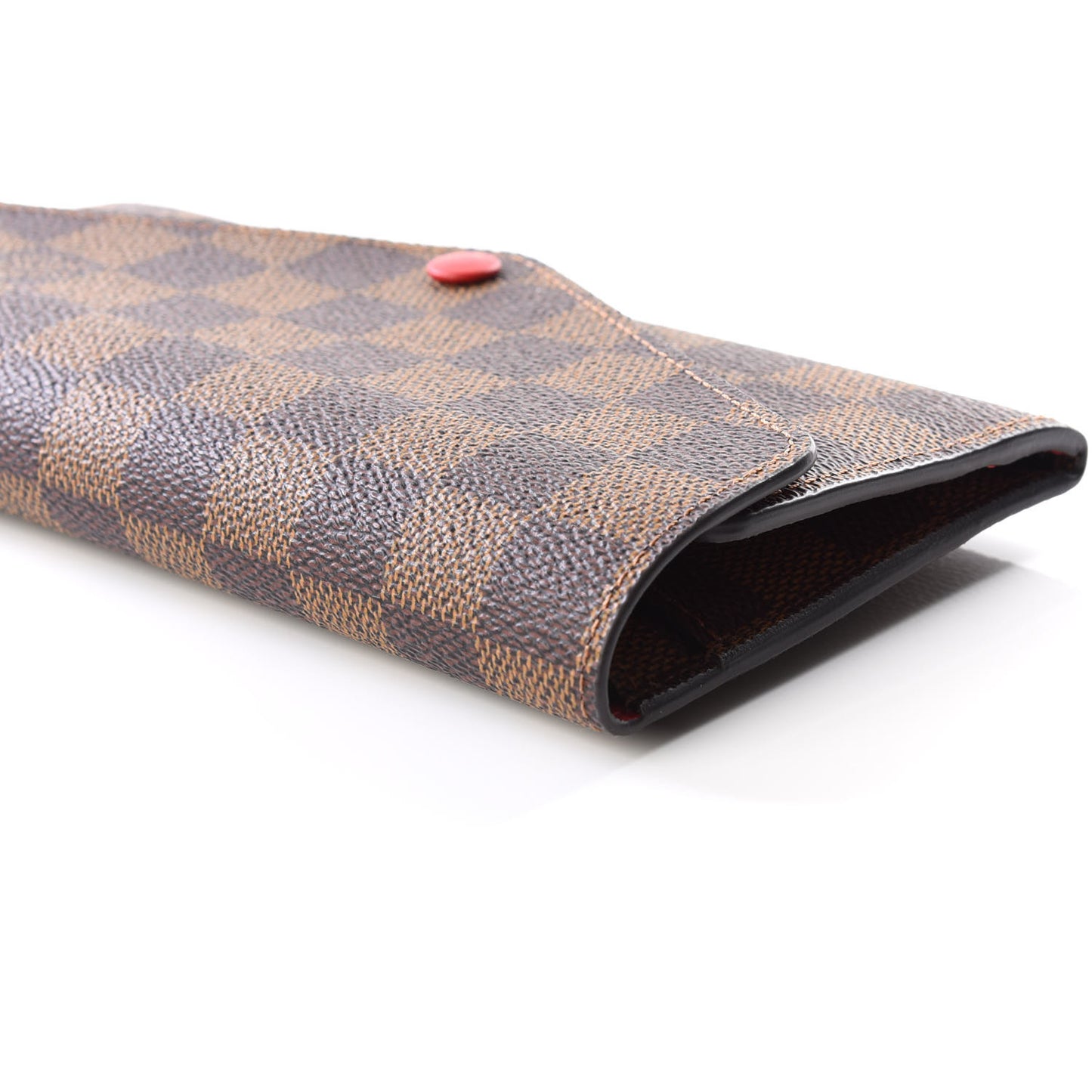 Damier Ebene Josephine Wallet Red