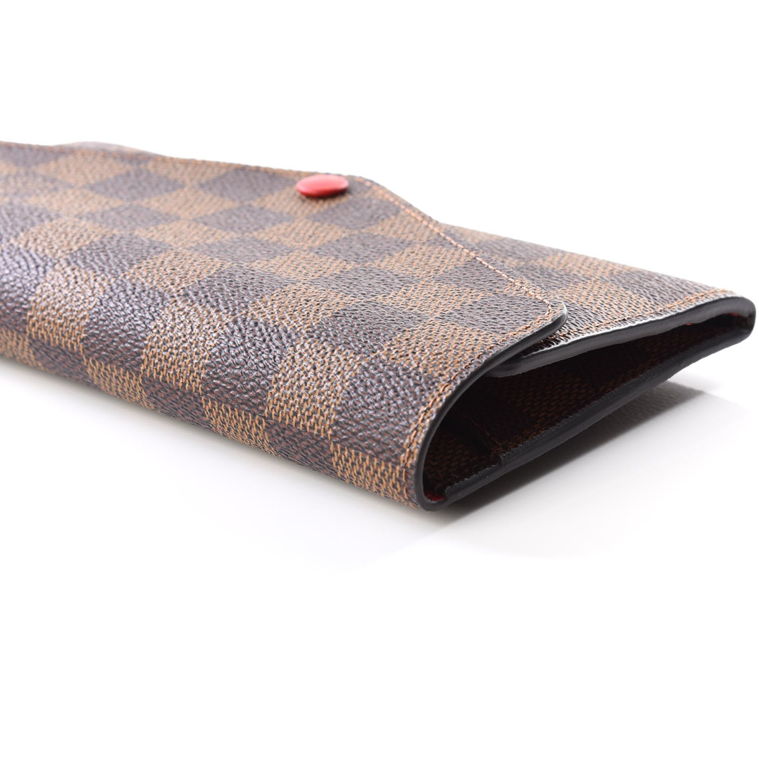 Louis Vuitton Damier Ebene Josephine Wallet Red 8 of 11