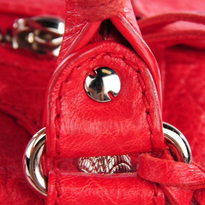 Balenciaga Agneau Giant 12 Silver Hardware City Coquelicot 5 of 13