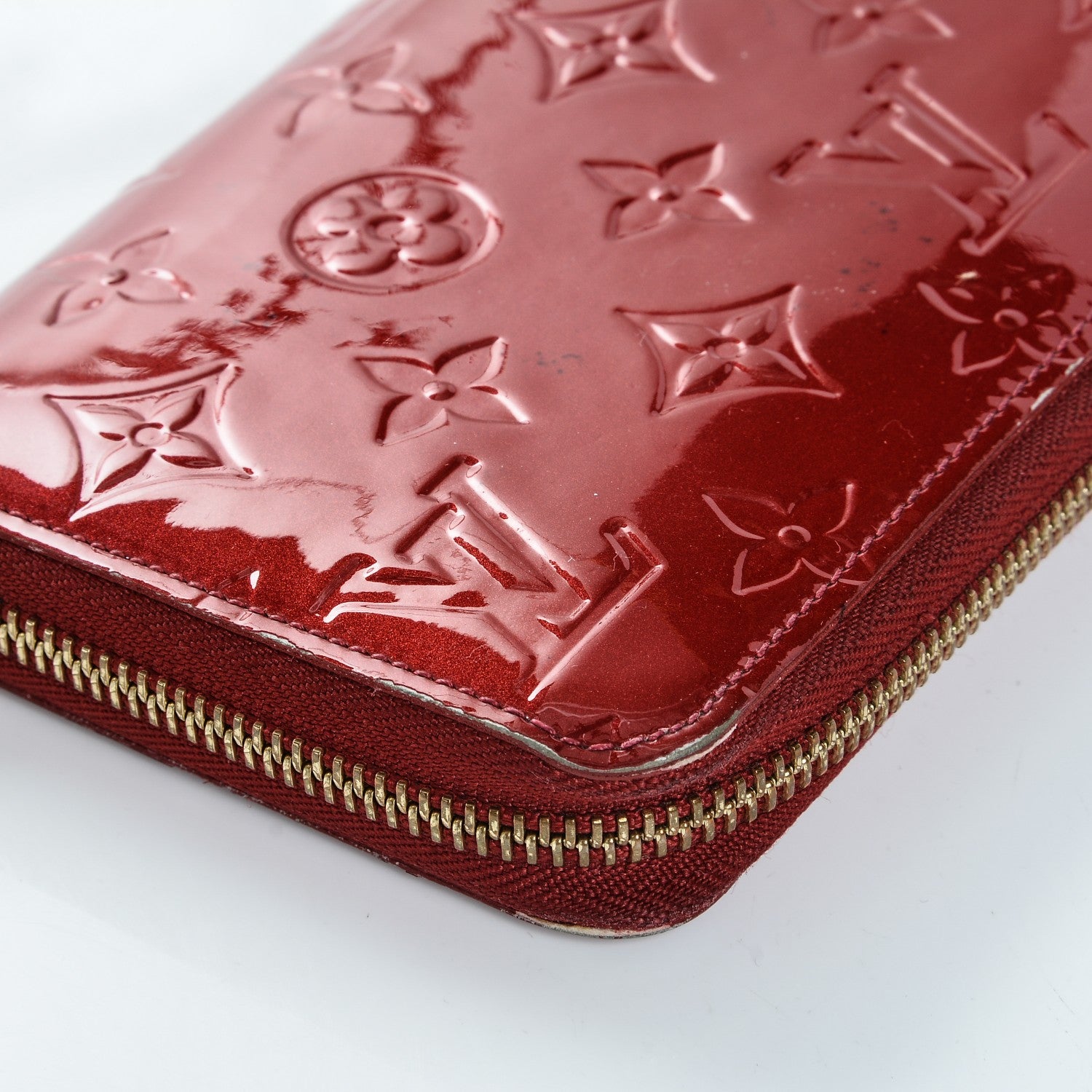 Louis Vuitton Vernis Zippy Wallet Pomme D'Amour 9 of 11