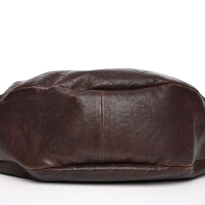 Chanel Caviar Outdoor Ligne Large Hobo Brown 5 of 11