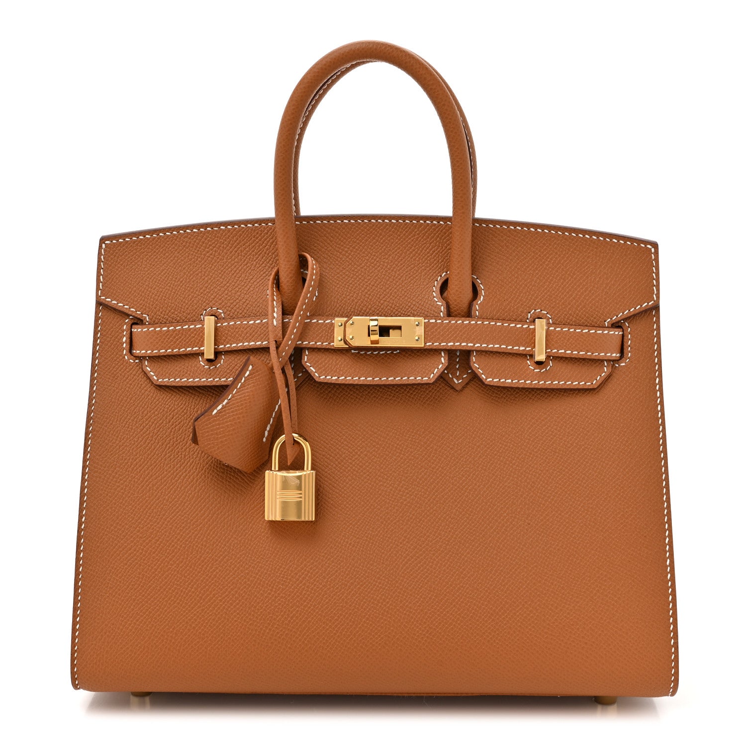 Hermes Epsom Birkin Sellier 25 Gold 1 of 12