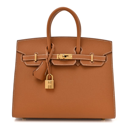 Hermes Epsom Birkin Sellier 25 Gold 1 of 12