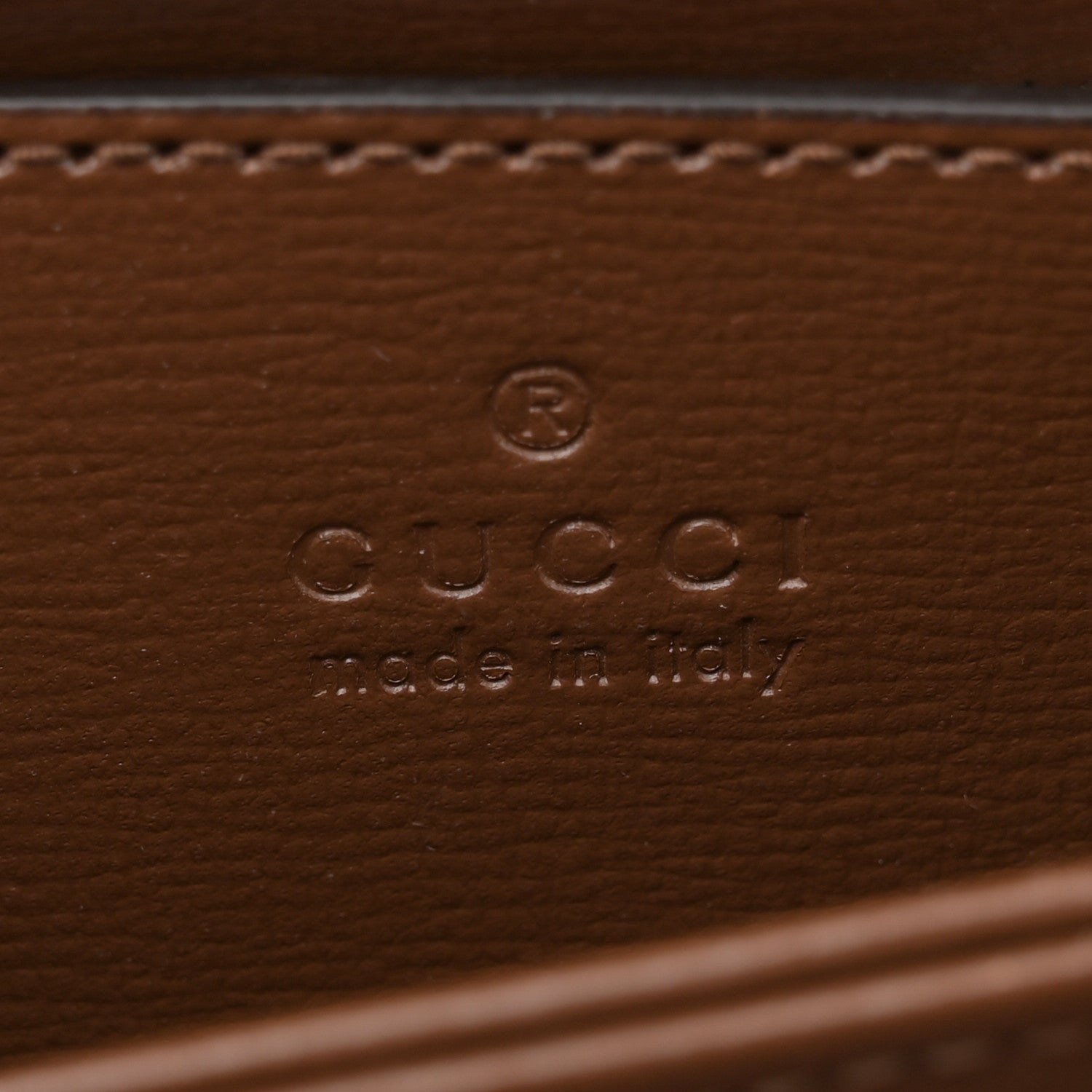 Gucci Glazed Textured Calfskin Mini Horsebit 1955 Top Handle Flap Bag Brown Sugar 6 of 15