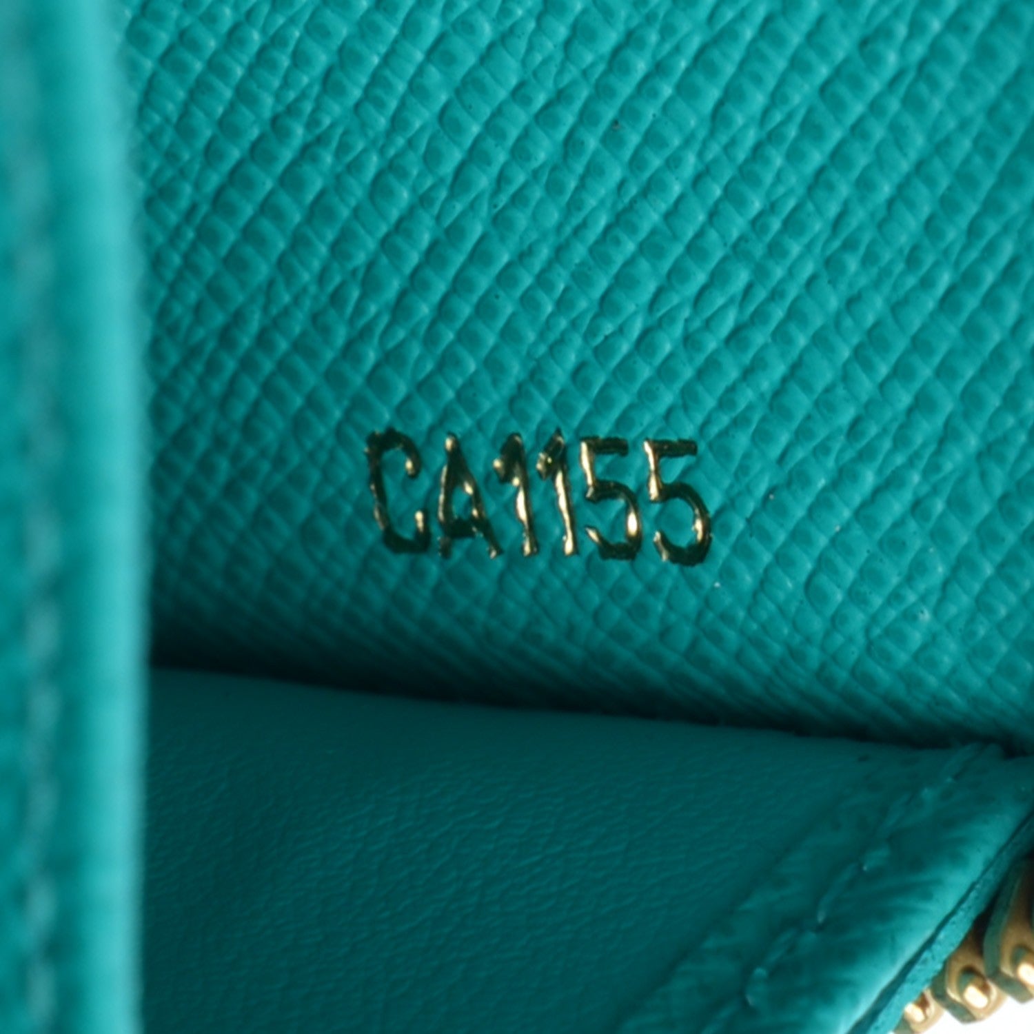Louis Vuitton Monogram V Zippy Wallet Turquoise 7 of 7