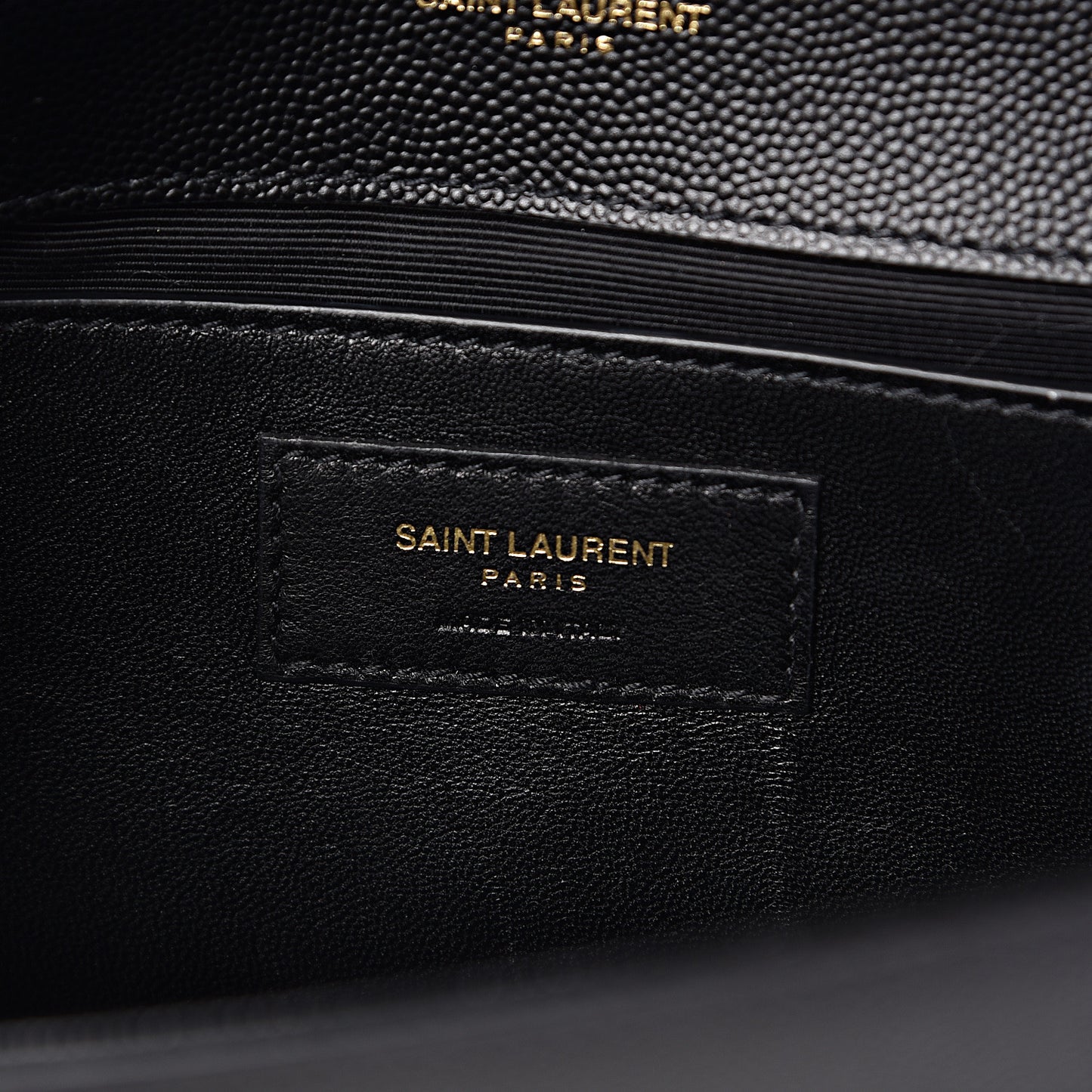 Grain De Poudre Monogram Cassandre Clutch Black
