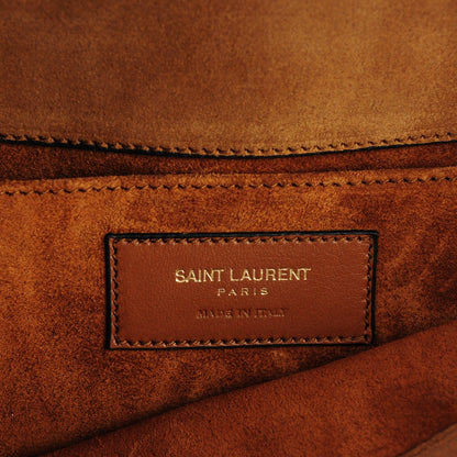 Saint Laurent Suede Y Studs Satchel Light Ochre 6 of 8