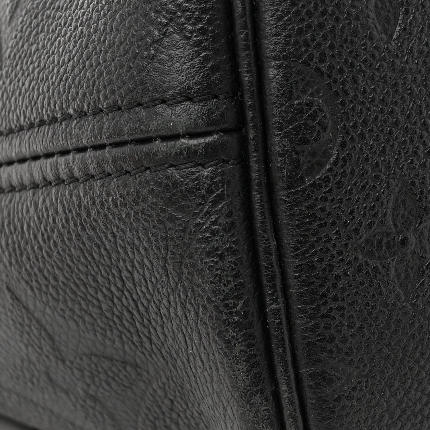 Louis Vuitton Empreinte Monogram Giant Neverfull MM Black 13 of 16
