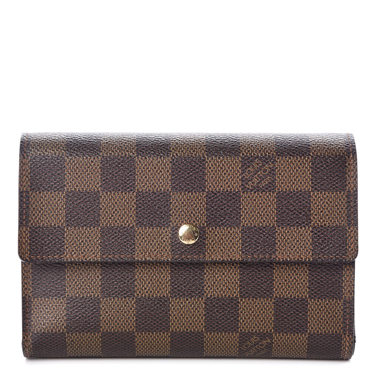 Damier Ebene Porte Tresor Etui Papier Wallet