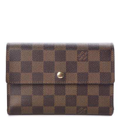 Louis Vuitton Damier Ebene Porte Tresor Etui Papier Wallet 1 of 8