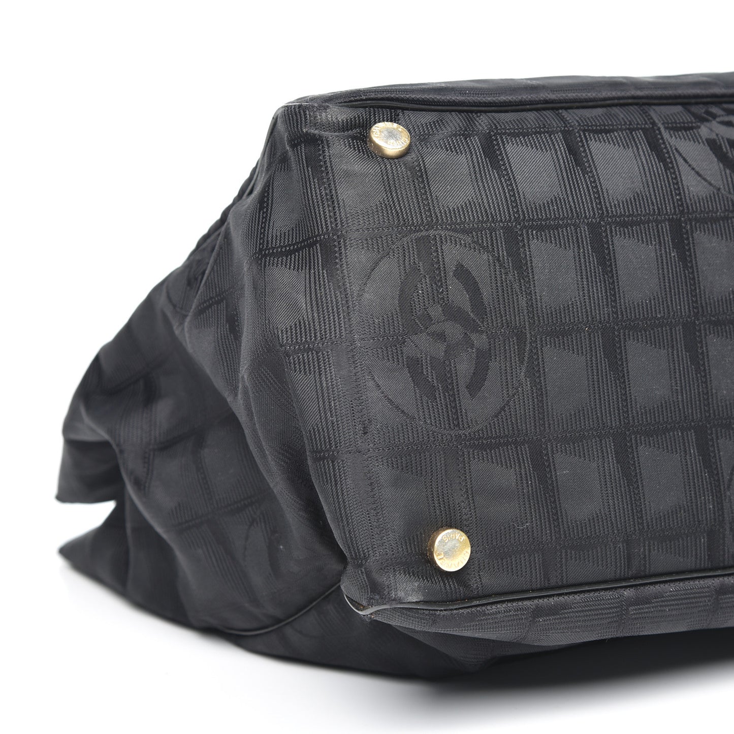 Nylon Travel Laptop Tote Black