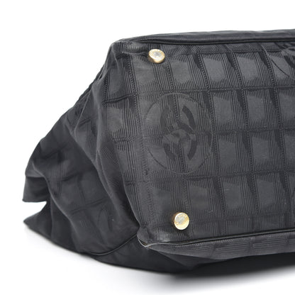 Chanel Nylon Travel Laptop Tote Black 4 of 10