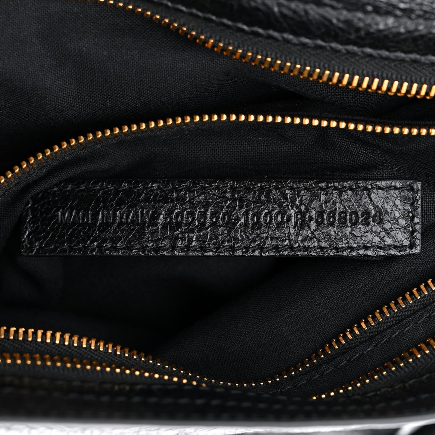Agneau Classic Gold Hardware City Black