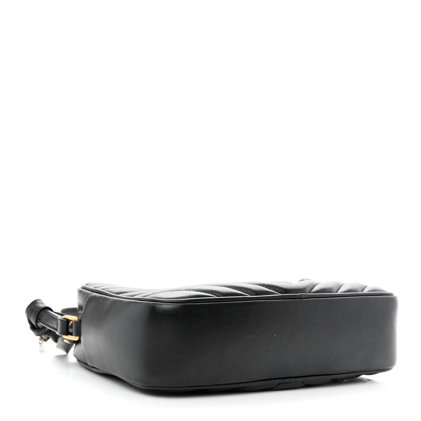 Calfskin Matelasse Monogram Lou Camera Bag Black