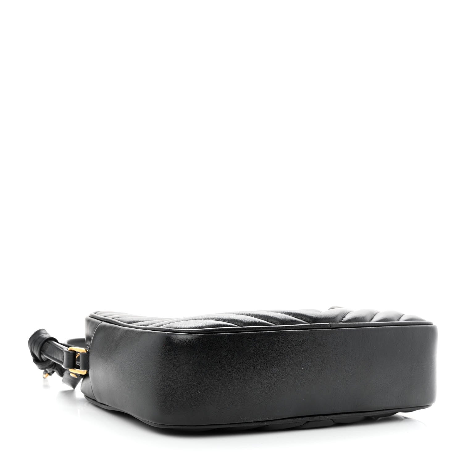 Saint Laurent Calfskin Matelasse Monogram Lou Camera Bag Black 4 of 14