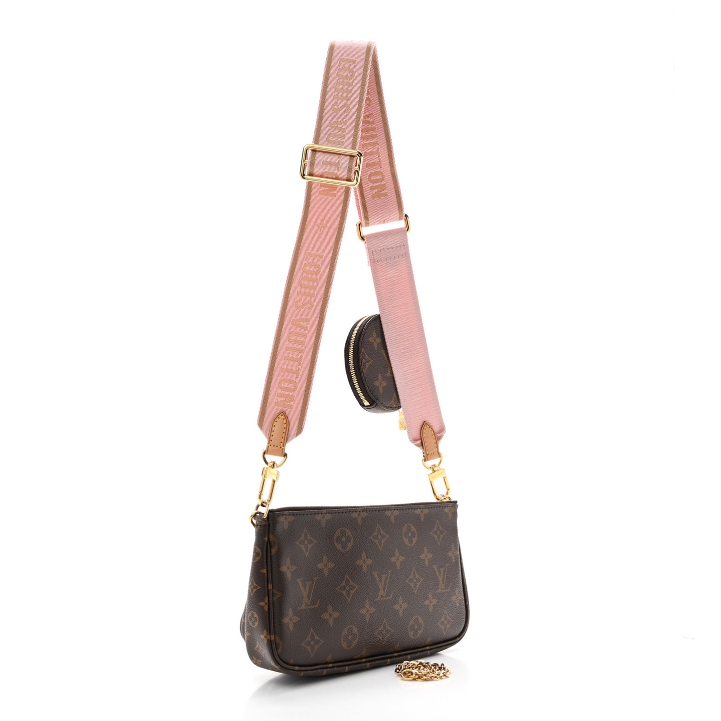 Monogram Multi Pochette Accessories Rose Clair