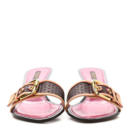 Louis Vuitton Monogram Open Toe Mule 39 Fuschia 2 of 11