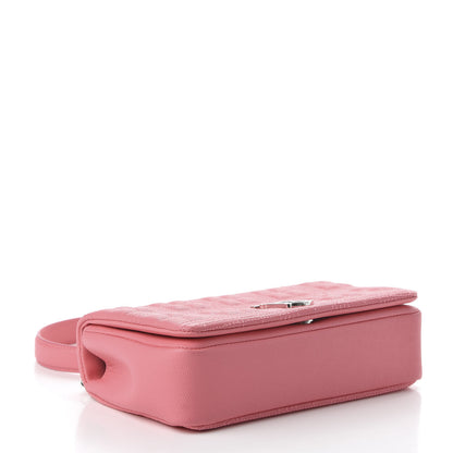 Burberry Lambskin Quilted Small Lola Bag Candy Floss 4 of 11