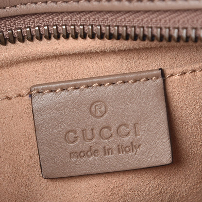 Gucci Calfskin Matelasse Mini GG Marmont Chain Shoulder Bag Porcelain Rose 8 of 9