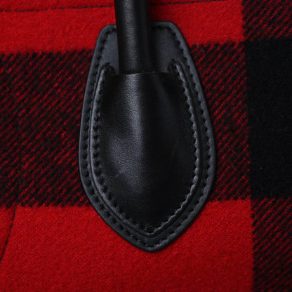 Celine Wool Tartan Medium Phantom Luggage Red 13 of 13