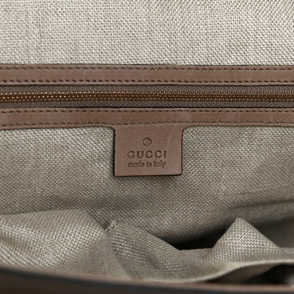 Gucci Calfskin Handmade Large Top Handle Bag Taupe 6 of 15