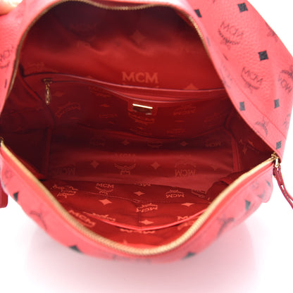 MCM Visetos Medium Sprinkle Stud Stark Backpack Corail 5 of 9