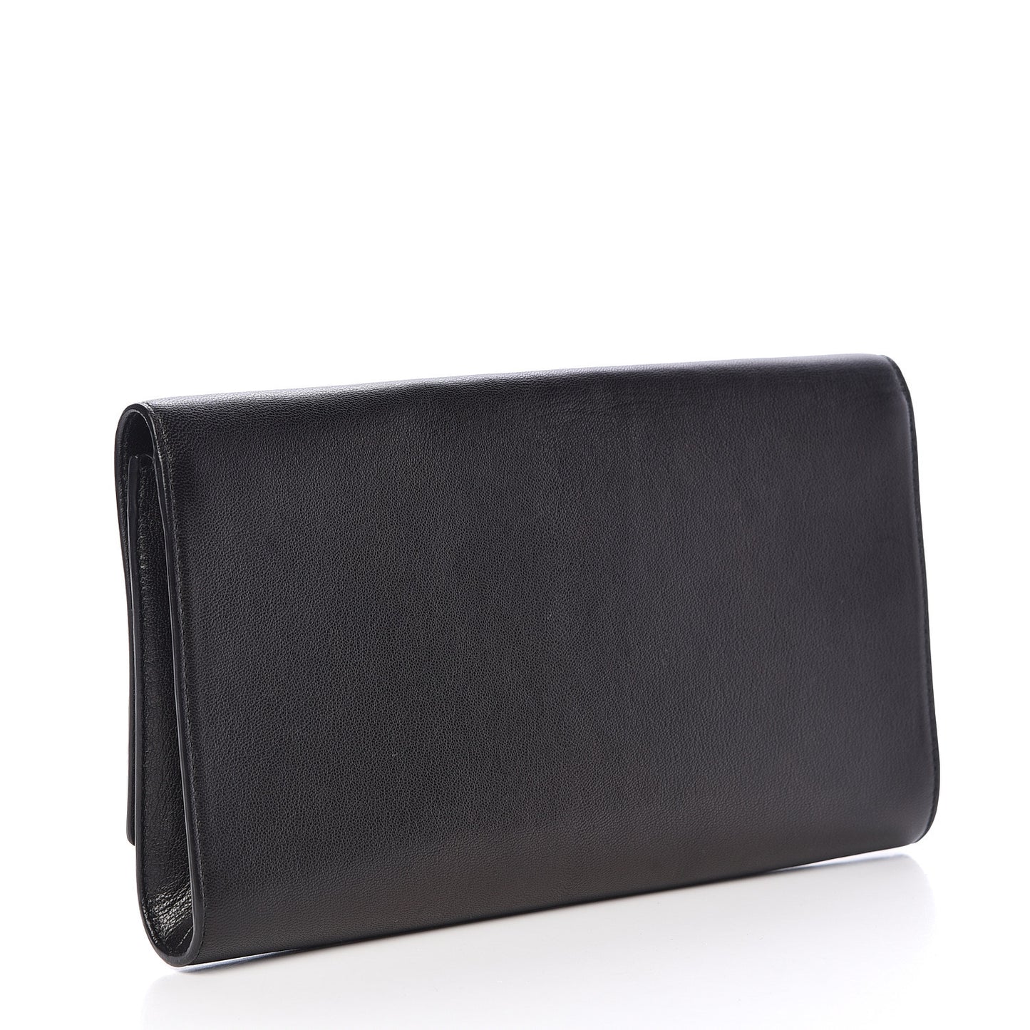 Calfskin Monogram Large Belle De Jour Clutch Black
