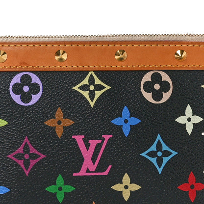 Louis Vuitton Monogram Multicolor Pochette Accessories Black 8 of 12