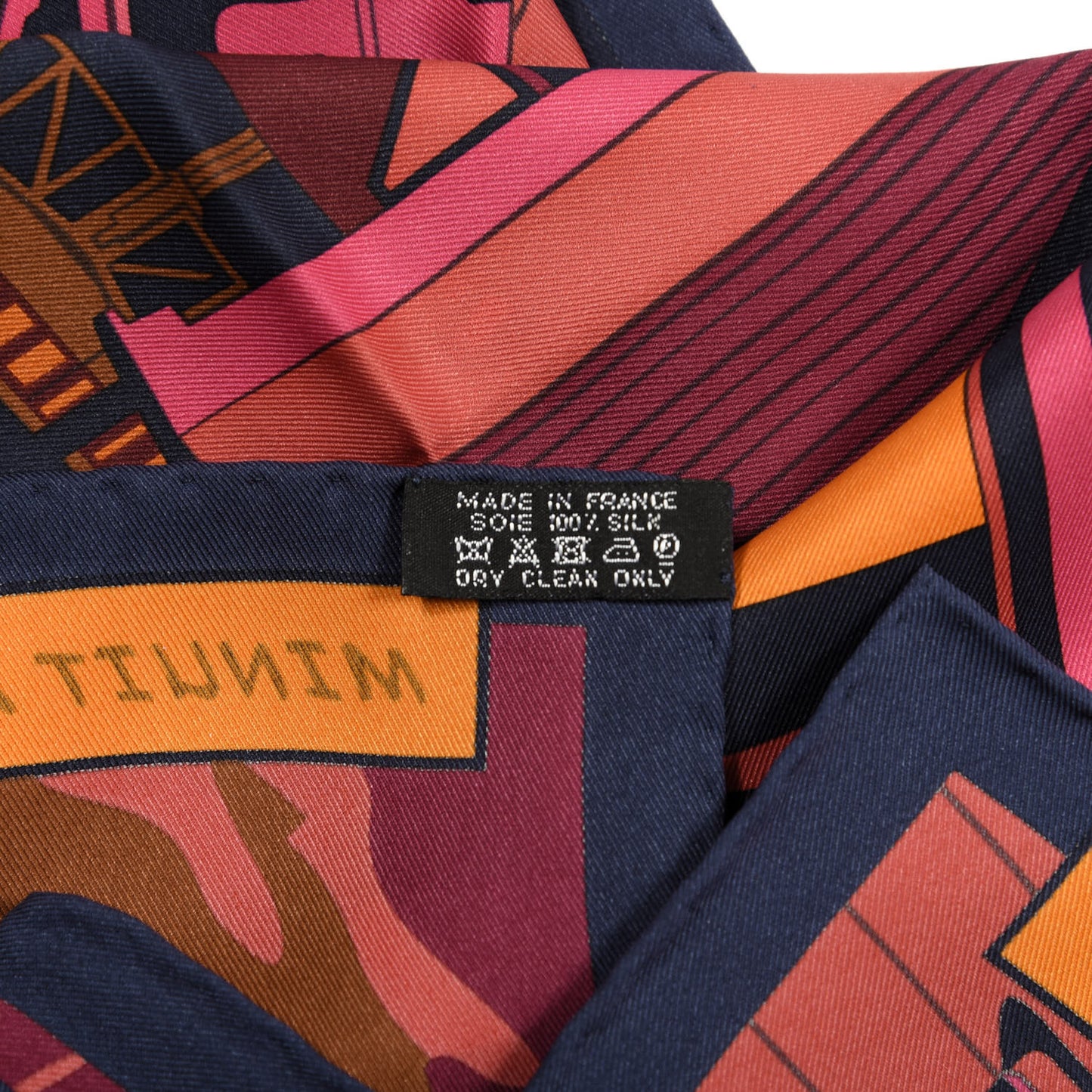 Silk Minuit Au Faubourg Scarf 70 Caban Prune Rose Vif