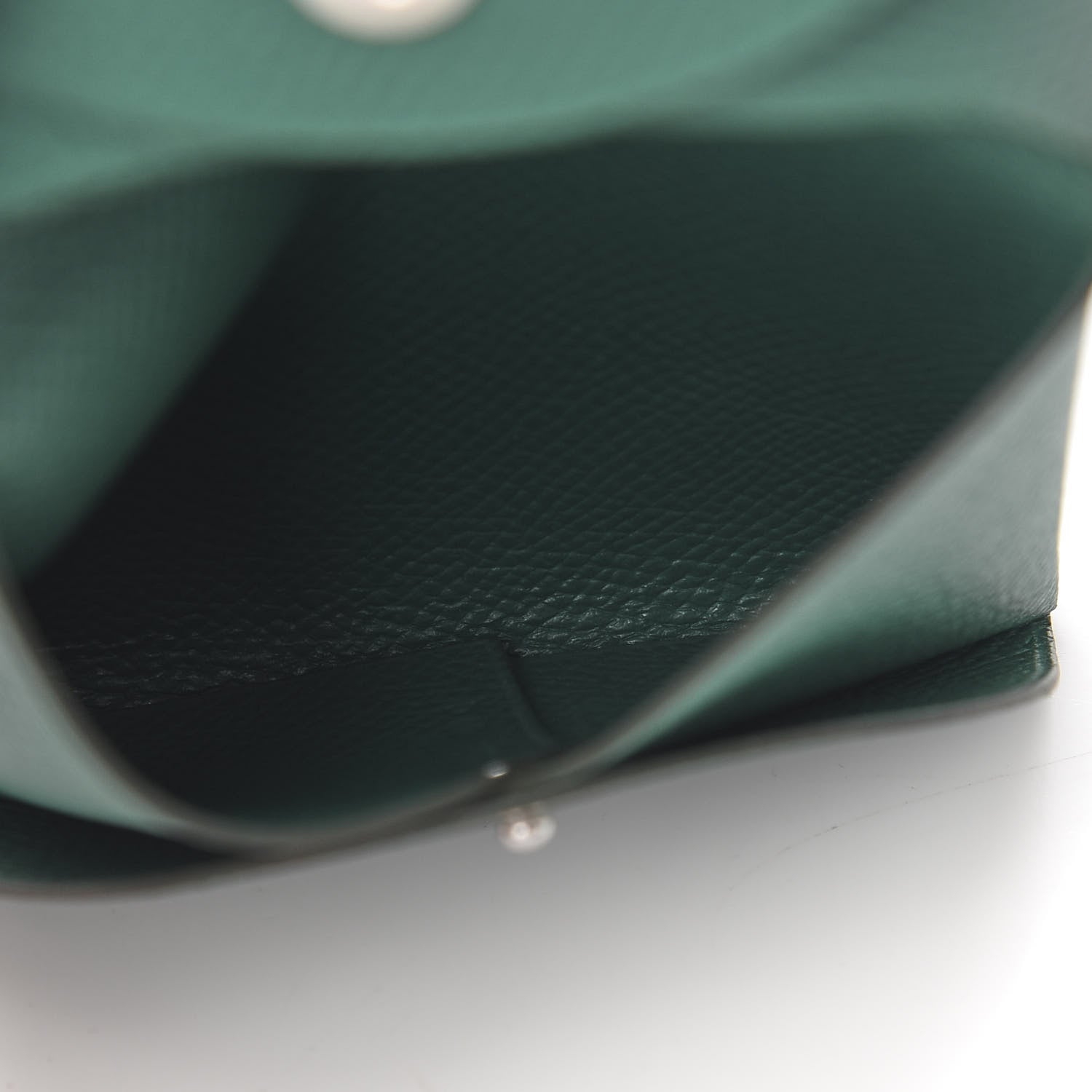 Hermes Epsom Bastia Coin Purse Malachite 4 of 6