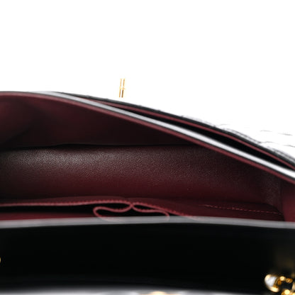 Chanel Lambskin Quilted Medium Double Flap Black 5 of 10