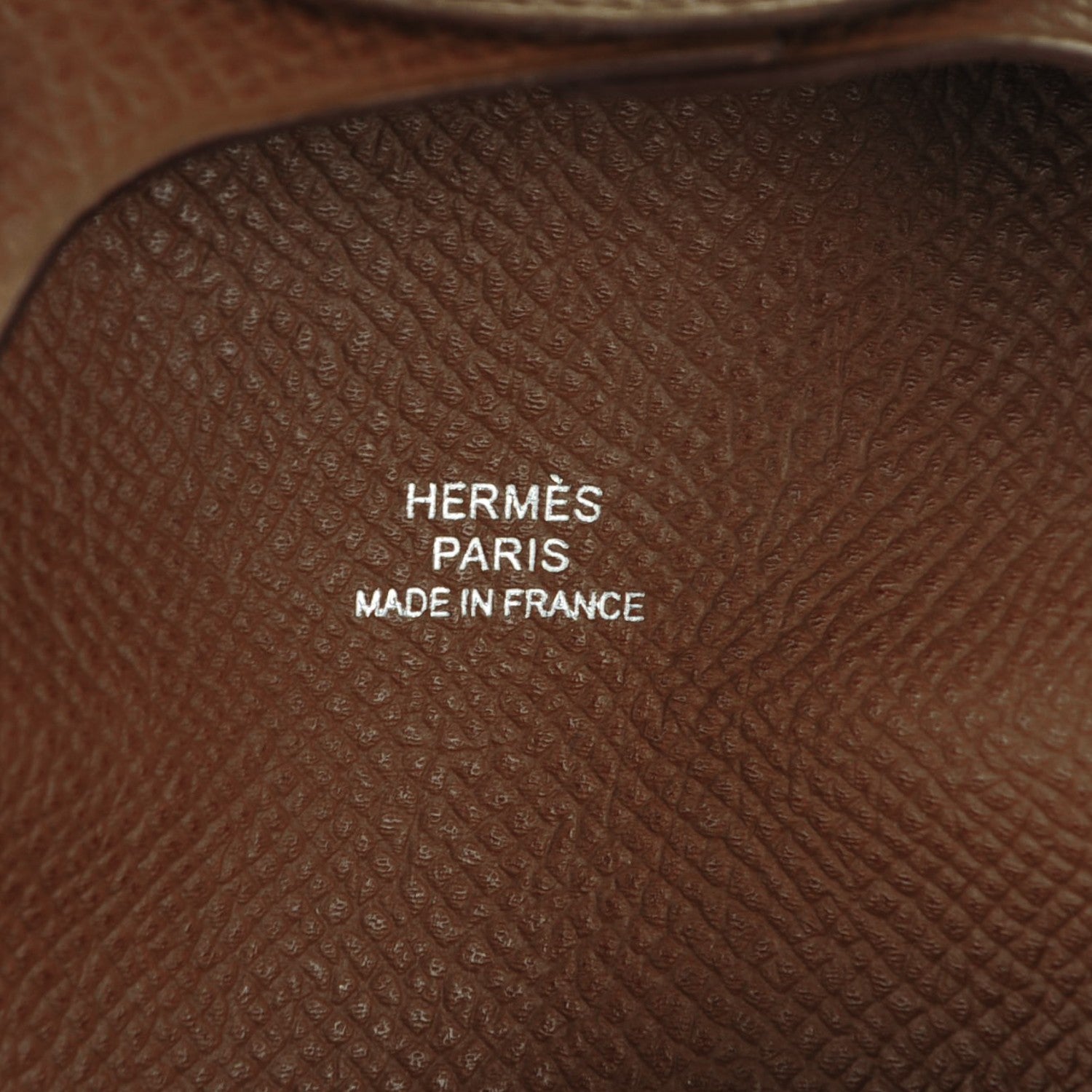 Hermes Epsom Bastia Coin Purse Miel 6 of 7
