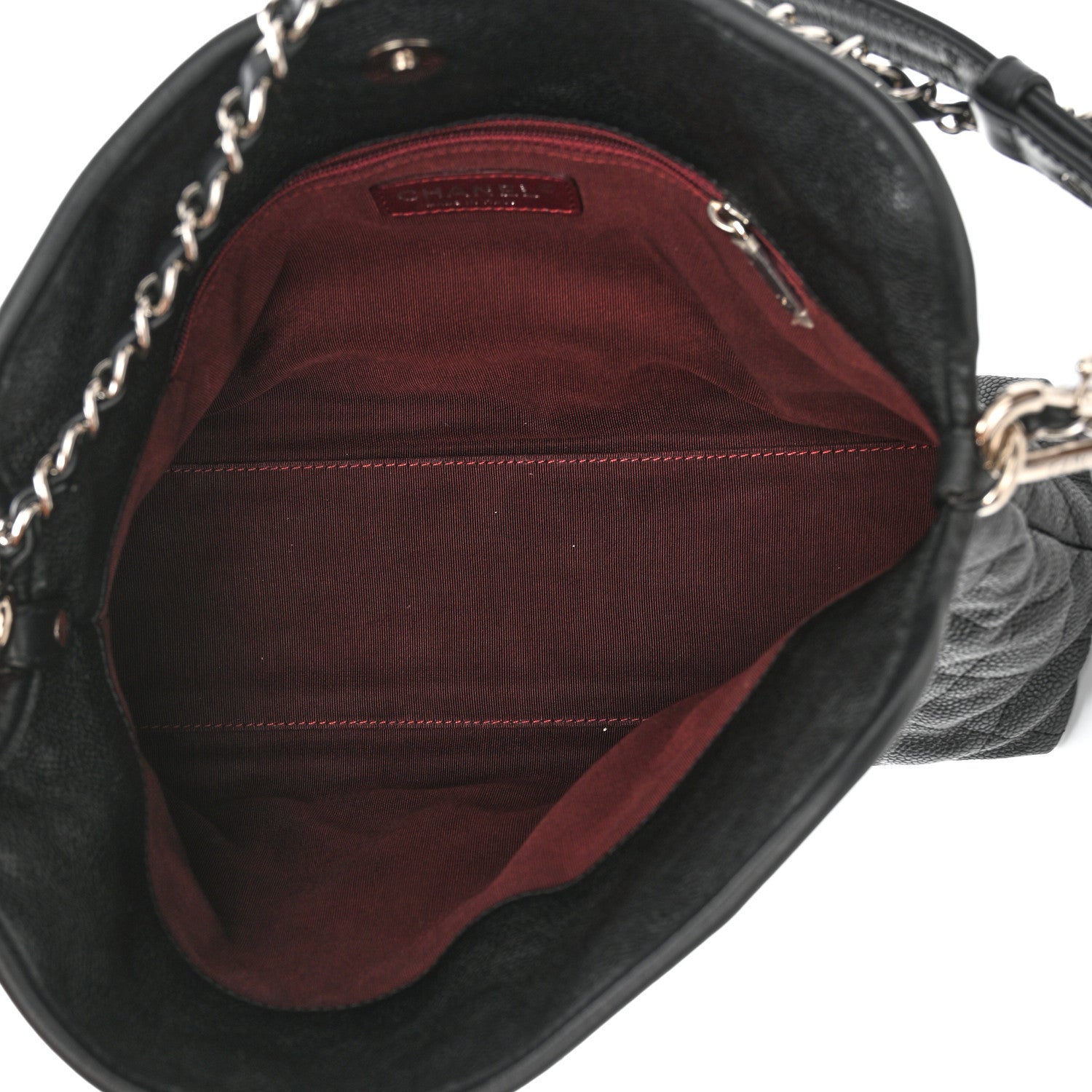 Chanel Caviar Quilted French Riviera Hobo Black 4 of 9