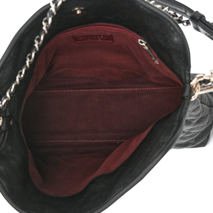 Chanel Caviar Quilted French Riviera Hobo Black 4 of 9