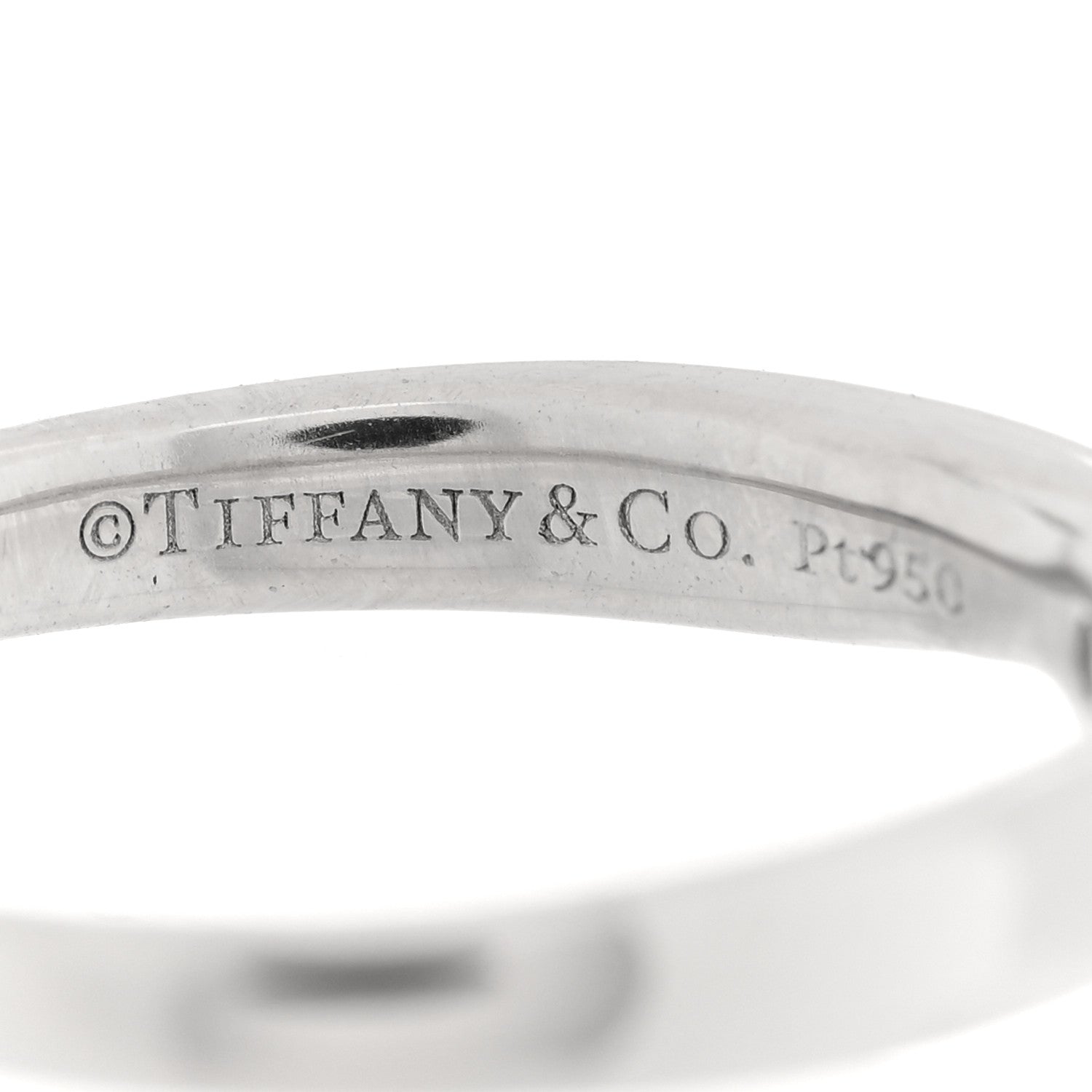 Tiffany Platinum Diamond .19ct Harmony Solitaire Engagement Ring 47 4 4 of 5