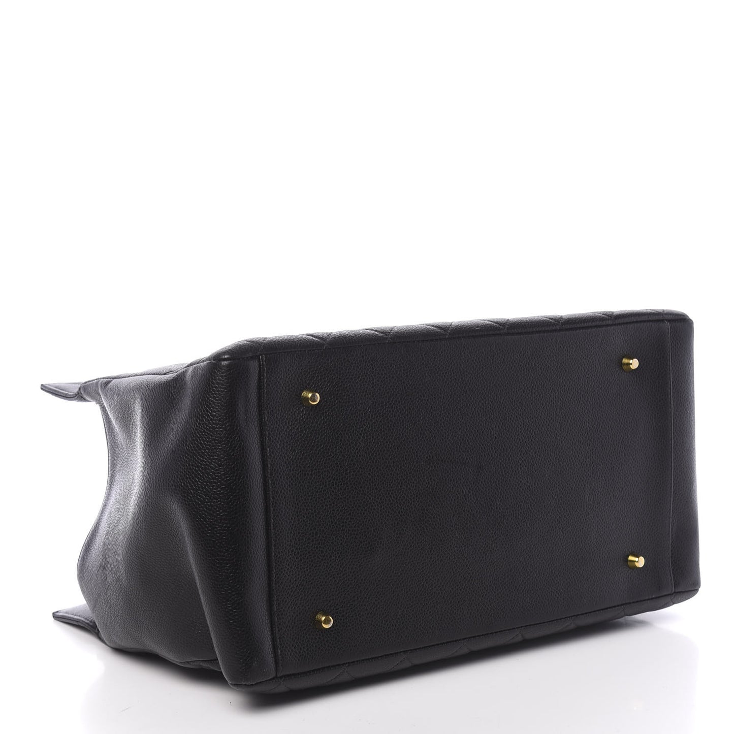 Caviar Quilted Timeless CC Tote Black