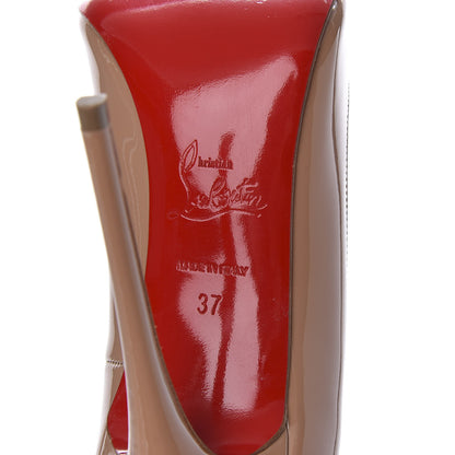 Christian Louboutin Patent So Kate 120 Pumps 37 Nude 9 of 13