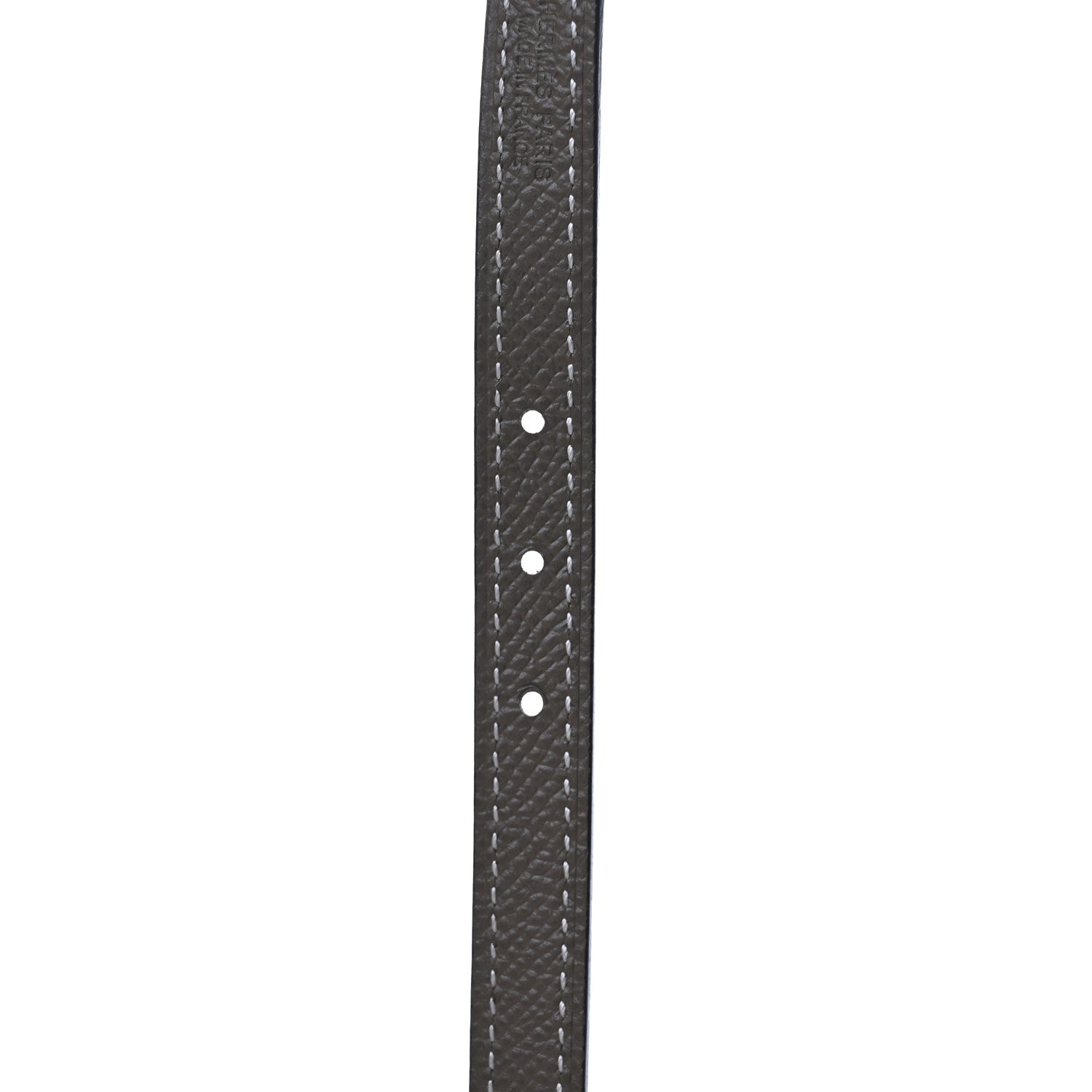 Hermes Swift Epsom 13mm Focus Belt 75 Rouge De Coeur Etoupe