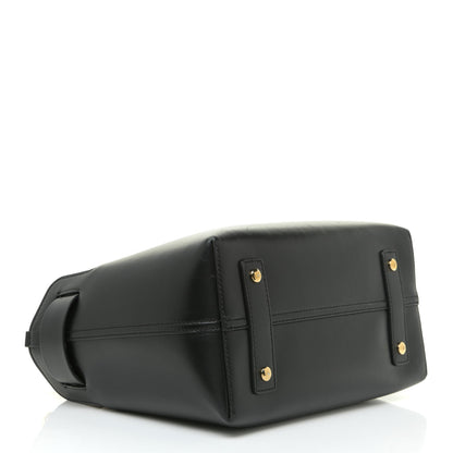 Burberry Soft Grain Calfskin Small Belt Bag Black Tan 3 of 22