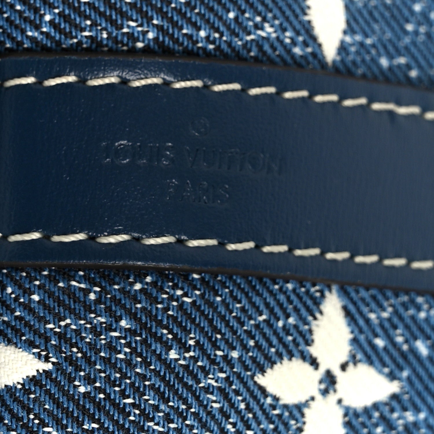 Louis Vuitton Monogram Jacquard Denim Speedy Bandouliere 25 Bleu 9 of 13