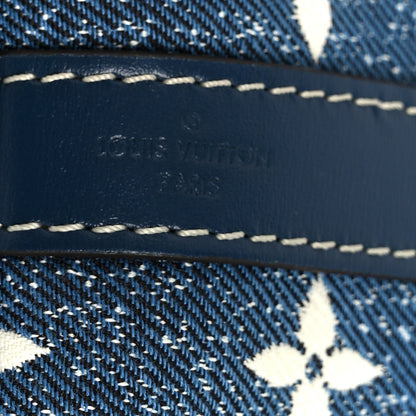 Louis Vuitton Monogram Jacquard Denim Speedy Bandouliere 25 Bleu 9 of 13