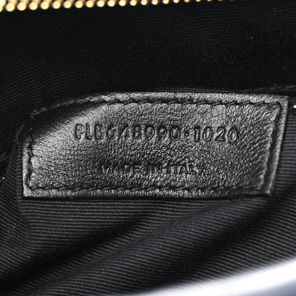 Saint Laurent Lambskin Quilted Victoire Camera Bag Deep Marine 7 of 10
