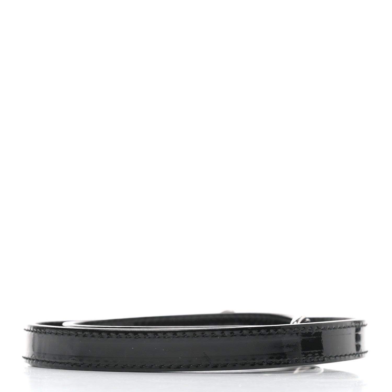 Christian Dior Patent Calfskin Lady Dior Shoulder Strap Black 2 of 3
